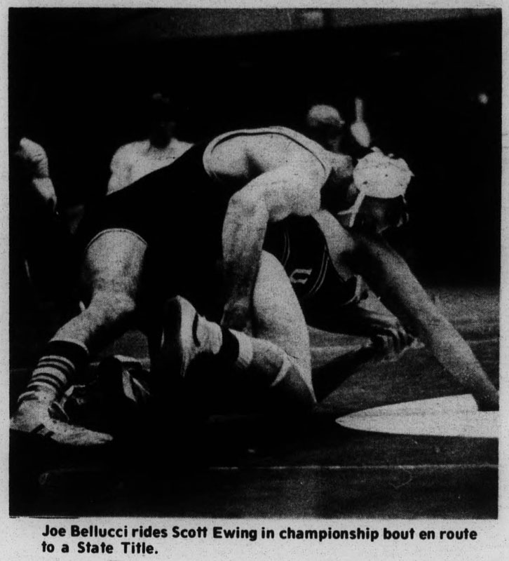 Joe Bellucci rides Scott Ewing
