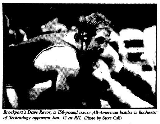 Dave Recor battles Craig Loomis