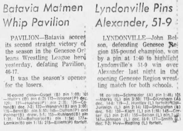 Batavia Matmen Whip Pavilion