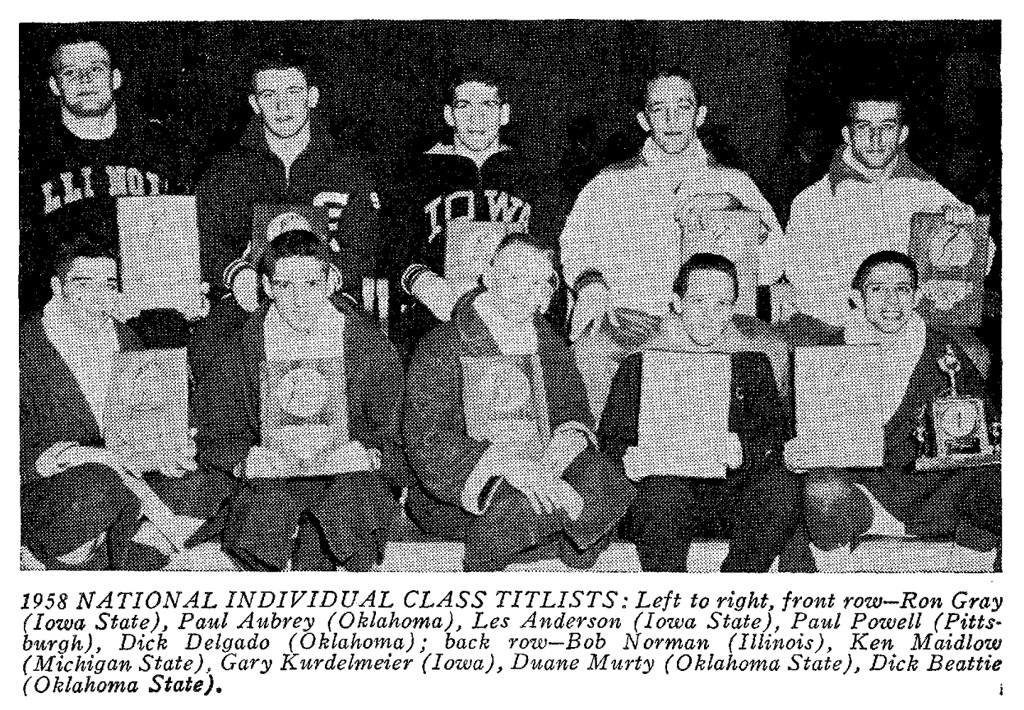 1958 National Individual Class Titlists