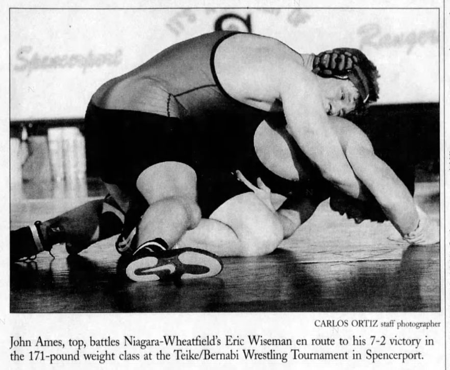 John Ames battles Eric Wiseman