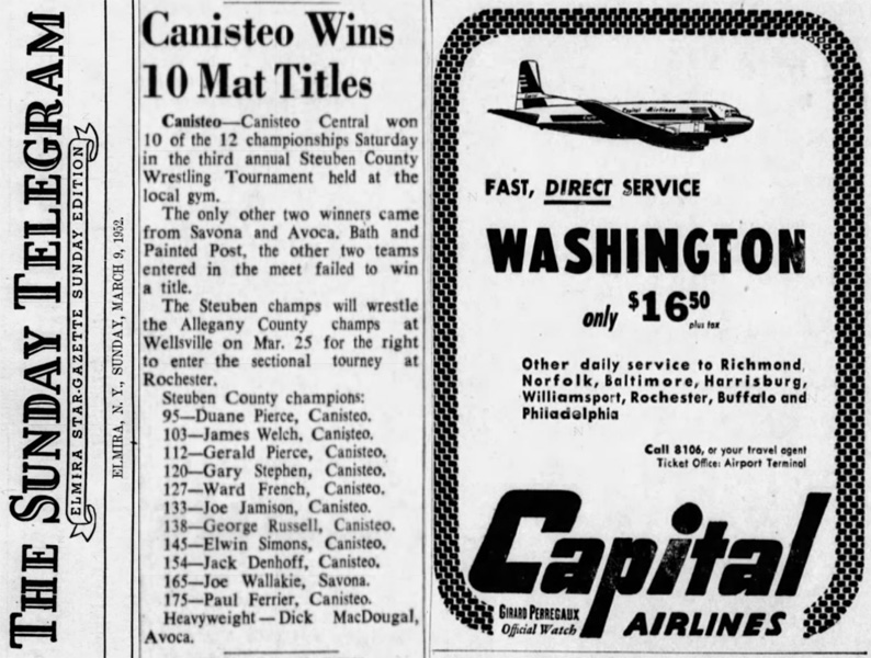 Canisteo Wins 10 Mat Titles