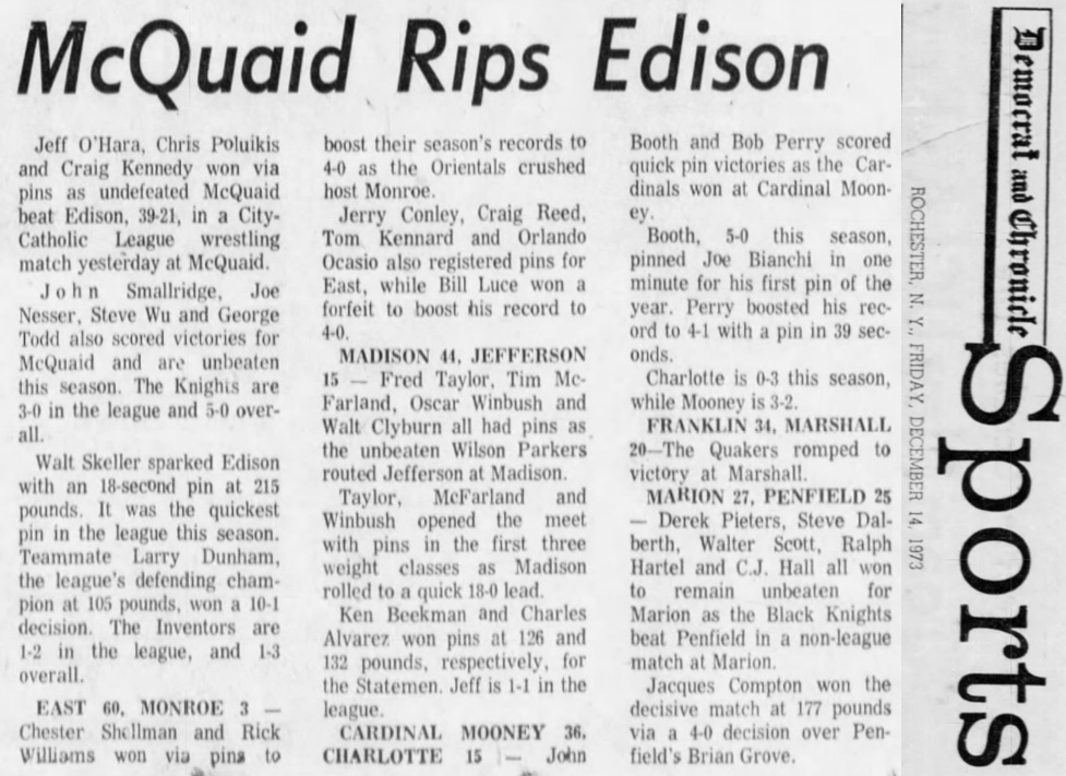 McQuaid Rips Edison