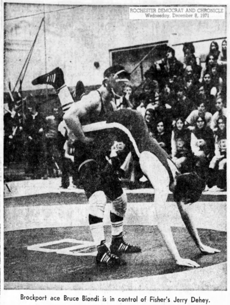 Bruce Biondi controls Jerry DeHey