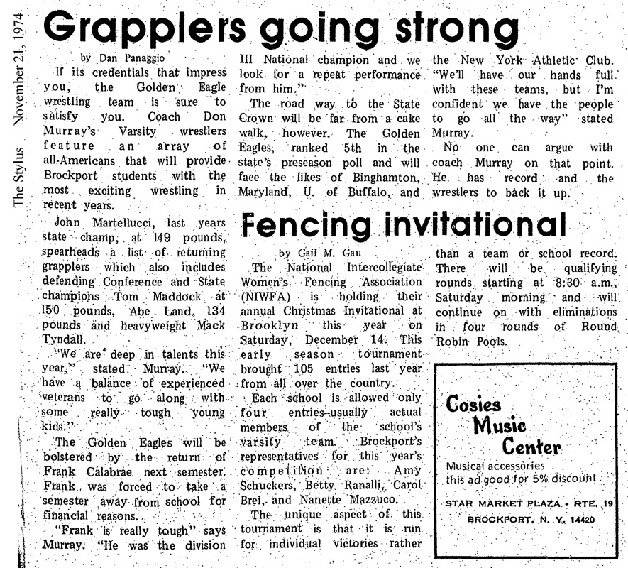 Grapplers going strong