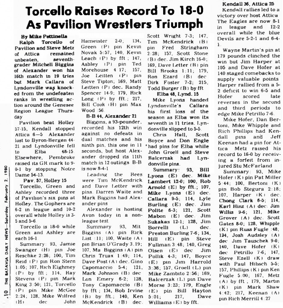 Elba 48, Lyndonville 15