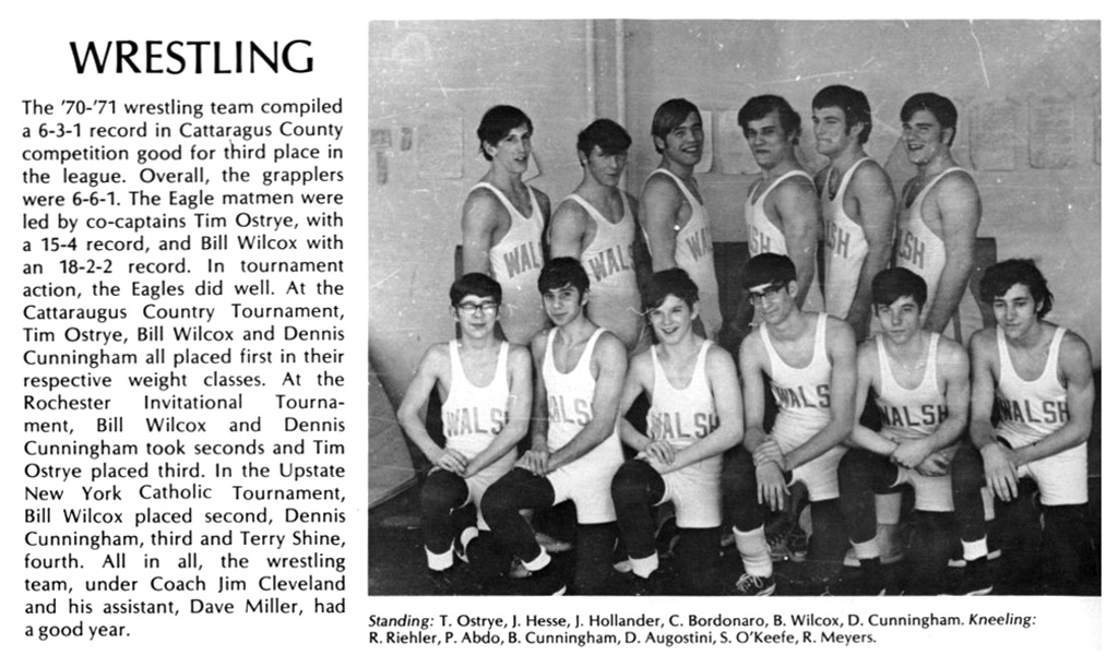 1970-1971 Olean Walsh Eagles