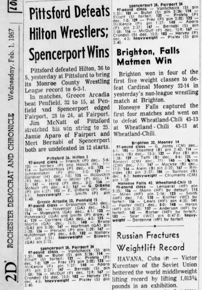 Greece Arcadia 32, Penfield 15