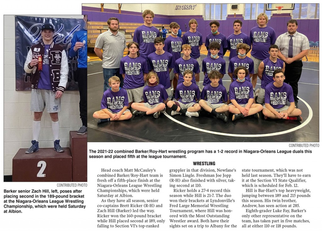 2021-2022 Barker/Roy-Hart Rams