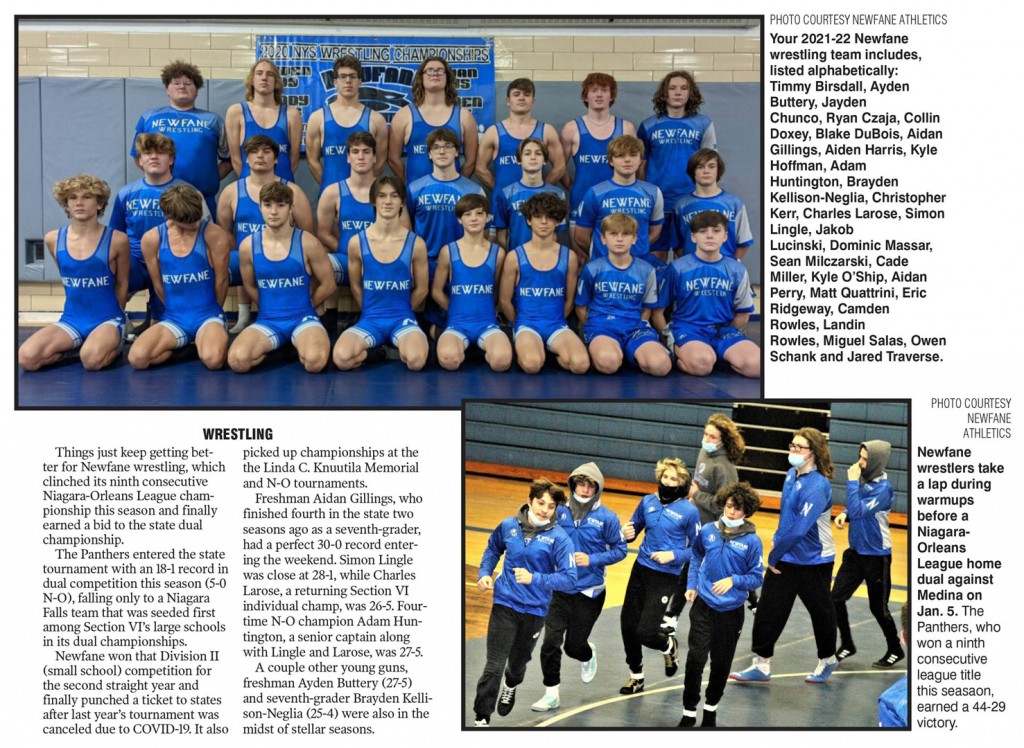 2021-2022 Newfane Panthers