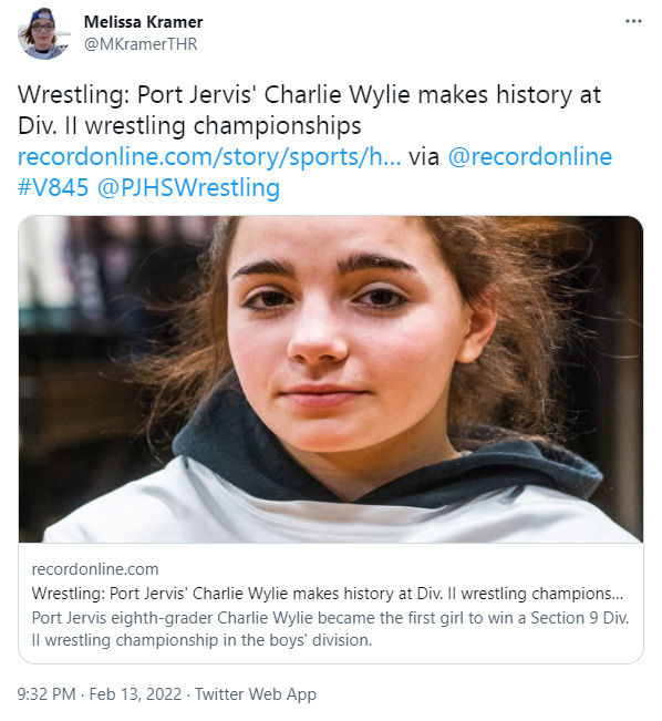 Charlie Wylie makes history