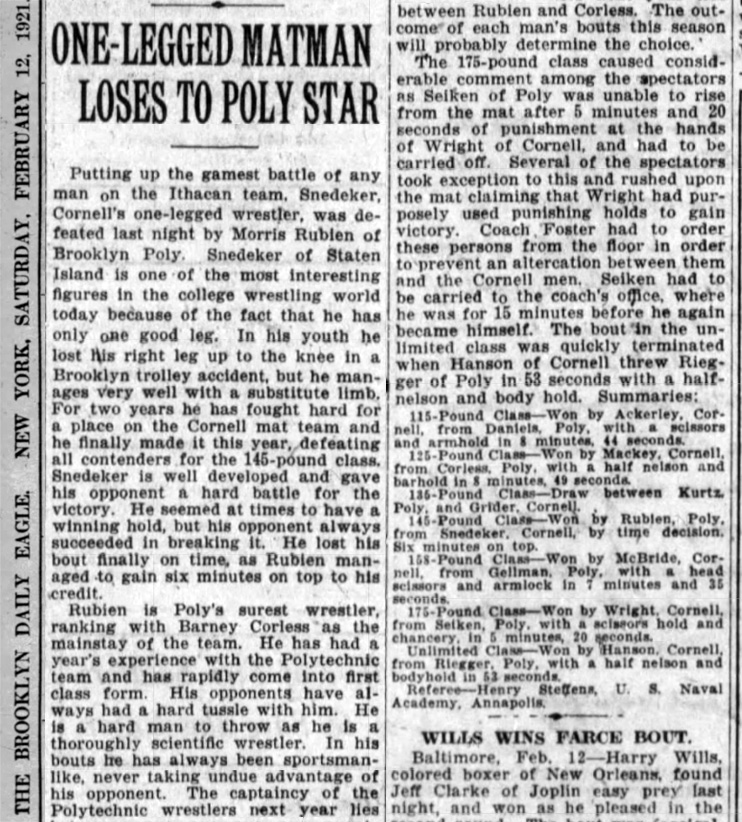 One-Legged Matman Loses to Poly Star