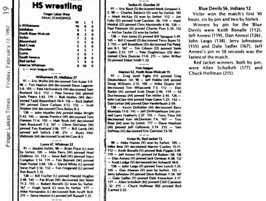 Victor 56, Red Jacket 12