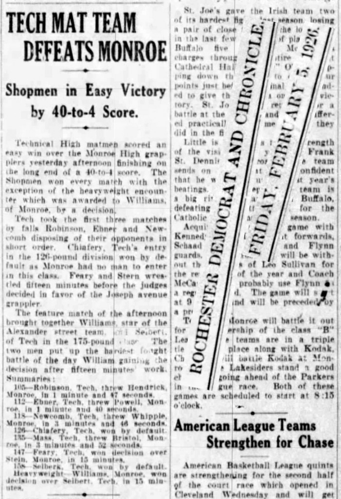 Tech Team Defeats Monroe