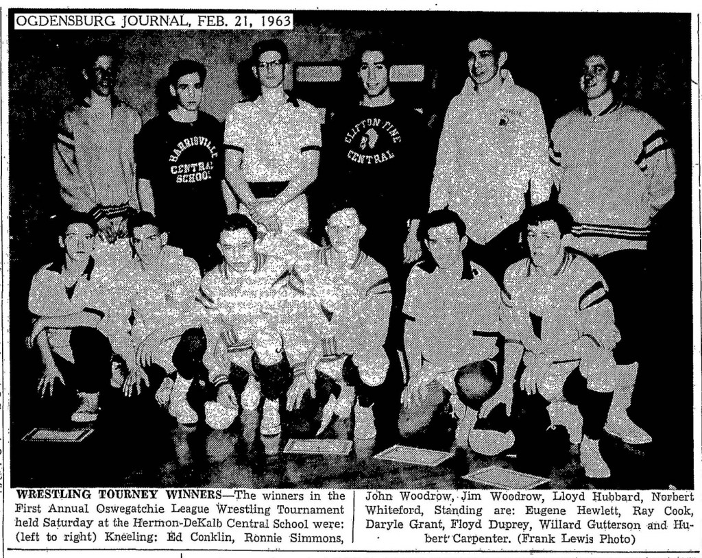 Wrestling Tourney Winners