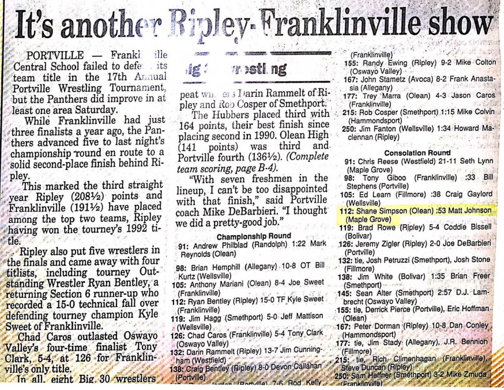 It's another Ripley-Franklinville Show