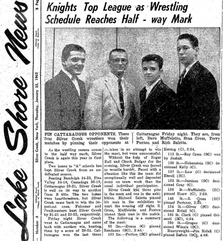 Knights Top League as Wrestling Schedule Reaches Half-way Mark