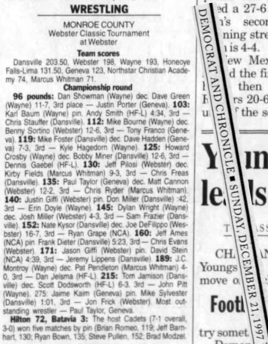 Hilton 72, Batavia 3