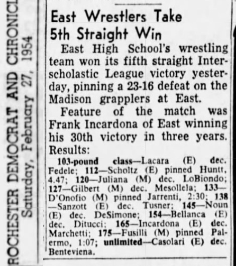 East Wrestlers Take 5th Straight Win