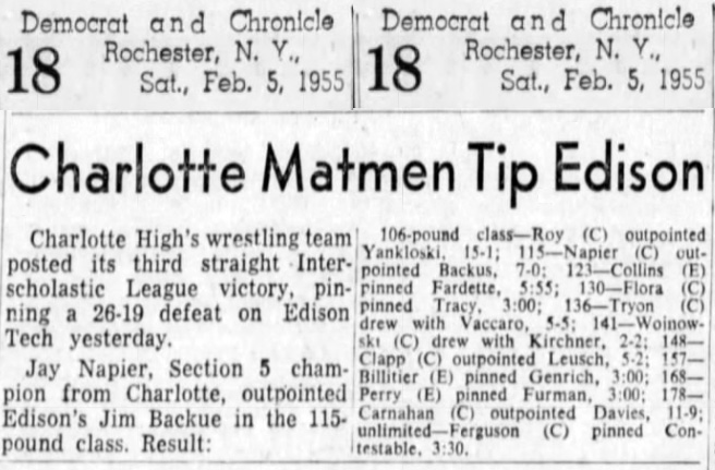 Charlotte Matmen Top Edison