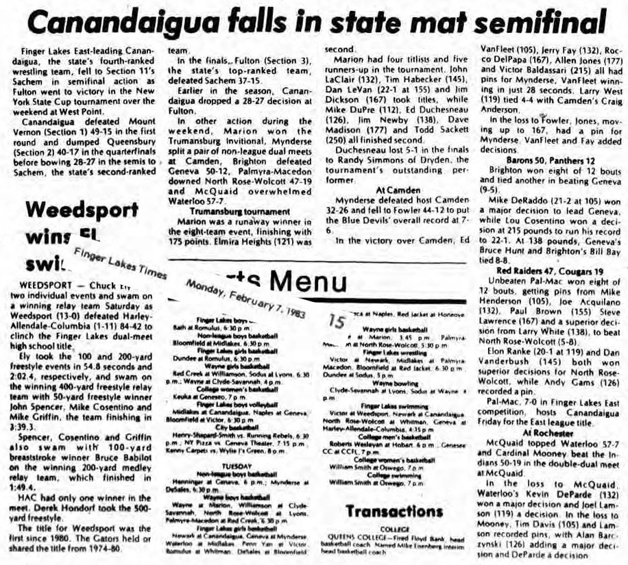 Trumansburg tournament