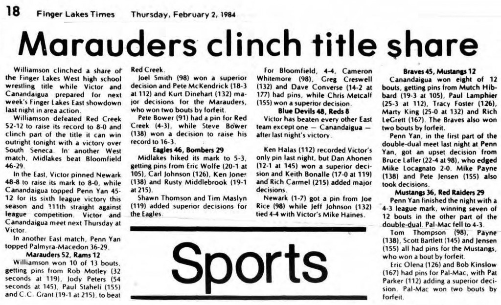 Marauders 52, Rams 12