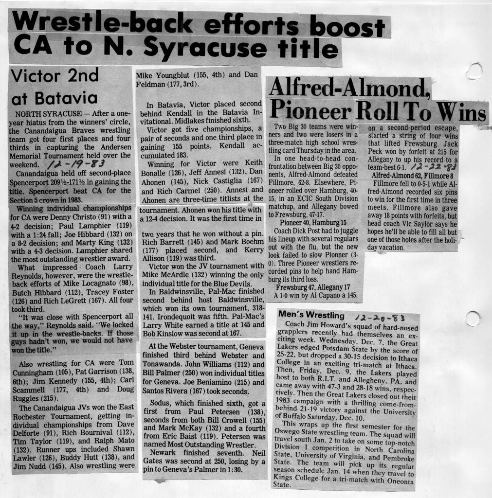 Wrestle-back efforts boost CA to N. Syracuse title