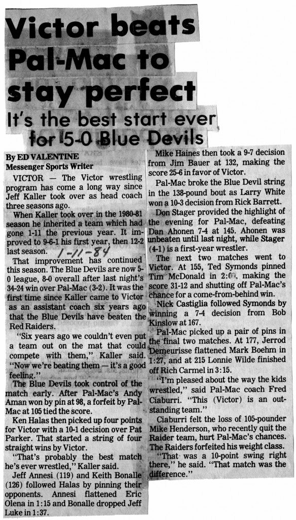 Victor beats Pal-Mac to stay perfect