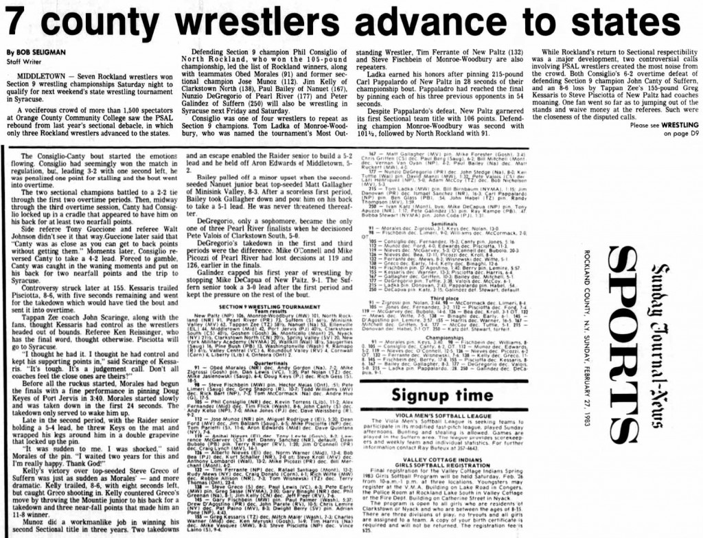 7 county wrestlers advance to states