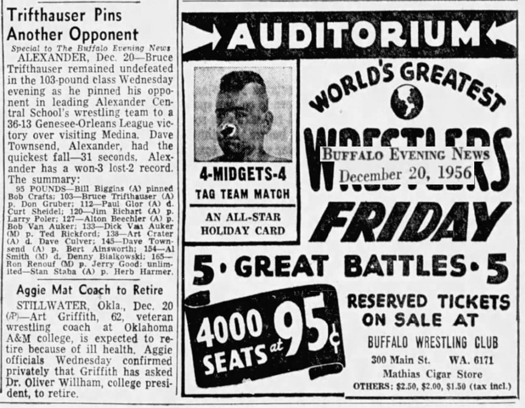 Triftshauser Pins Another Opponent