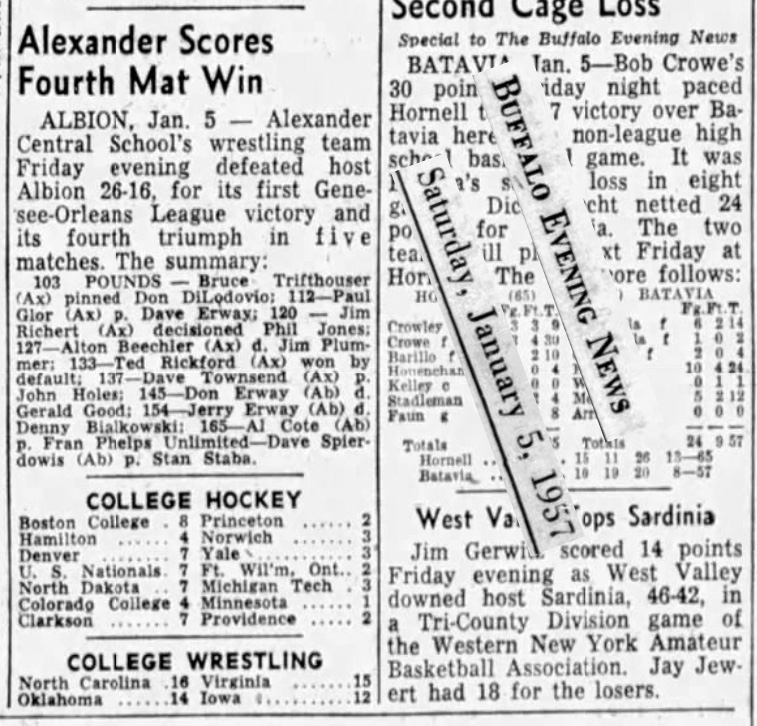 Alexander Scores Fourth Mat Win