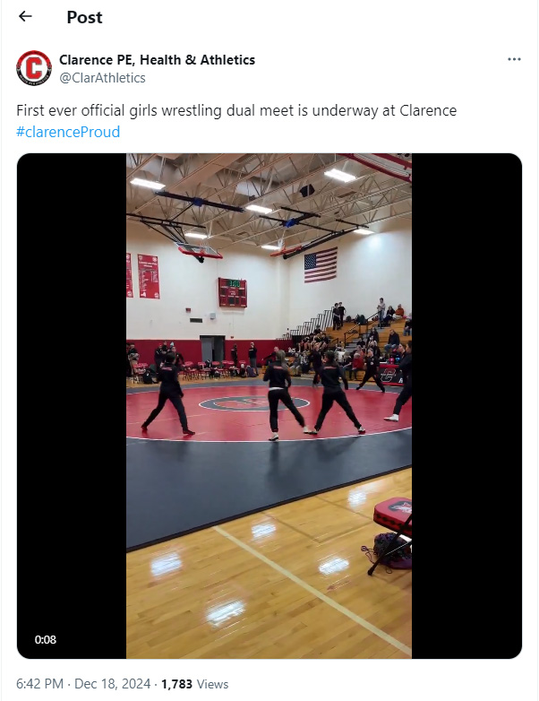 Girls Wrestling First