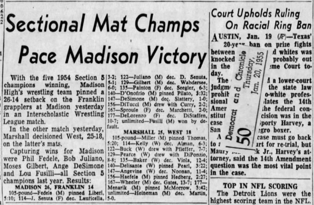 Sectional Mat Champs Pace Madison Victory