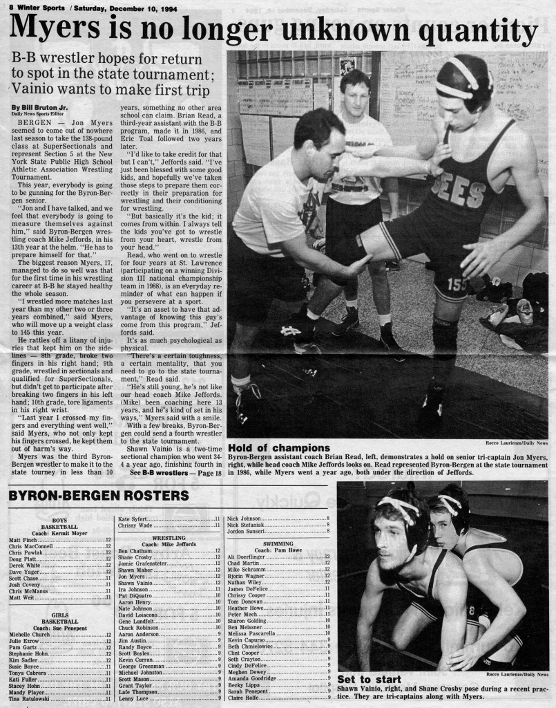 Myers is no longer unknown quantity (1/2)