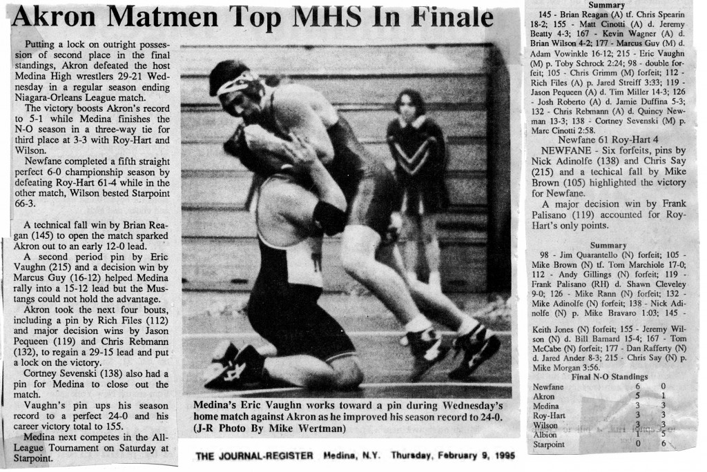 Newfane 61, Roy-Hart 4