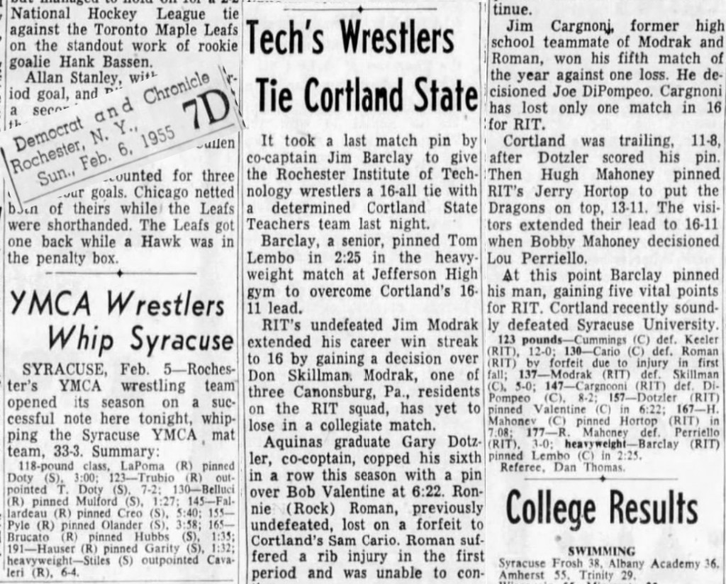 YMCA Wrestlers Whip Syracuse