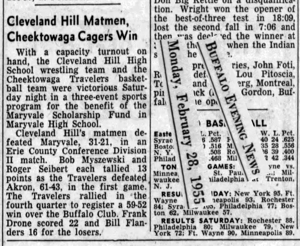 Cleveland Hill Matmen Win