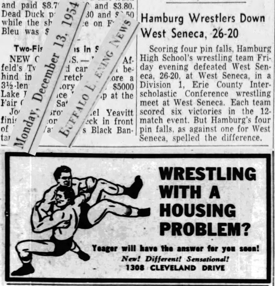 Hamburg Wrestlers Down West Seneca, 26-20