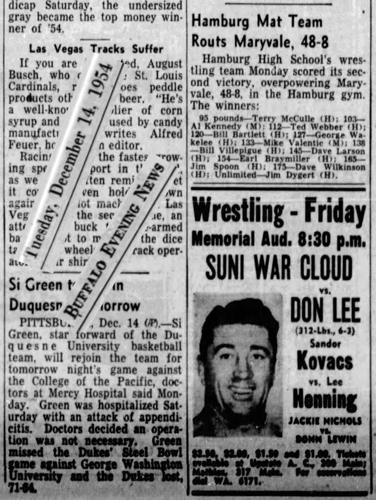 Hamburg Mat Team Routs Maryvale, 48-8