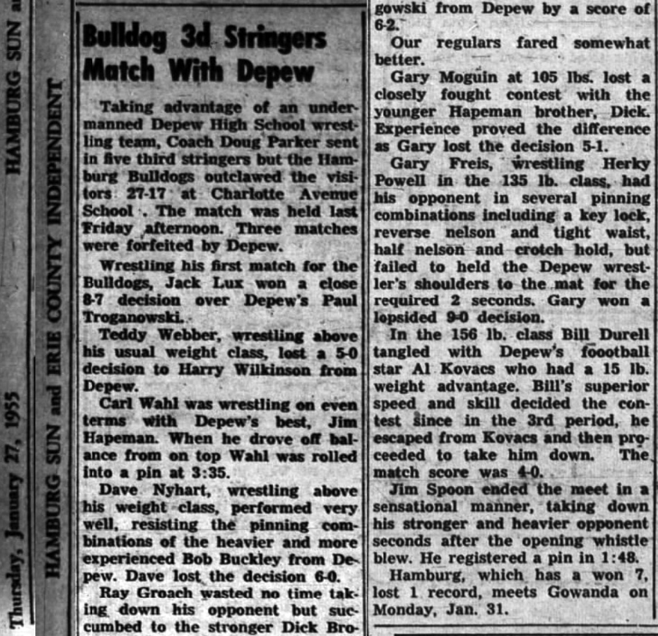 Bulldog 3rd Stringers Match With Depew