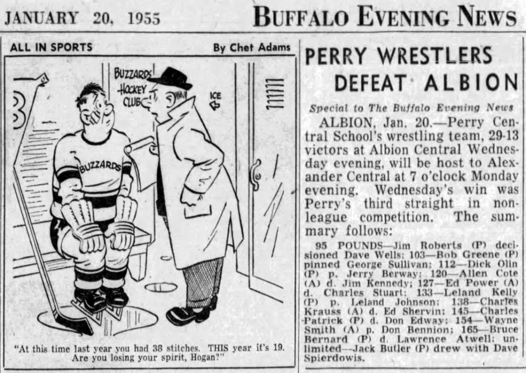 Perry Wrestlers Defeat Albion