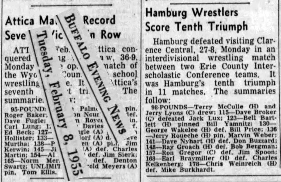 Hamburg Wrestlers Score Tenth Triumph