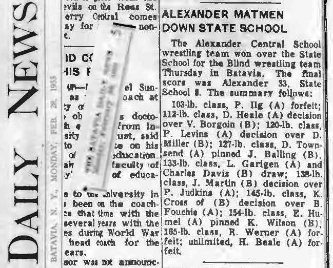 Alexander Matmen Down State School