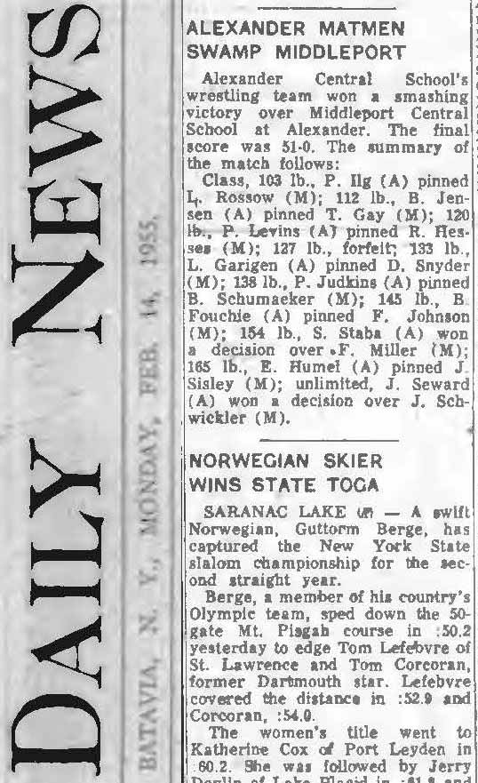 Alexander Matmen Swamp Middleport