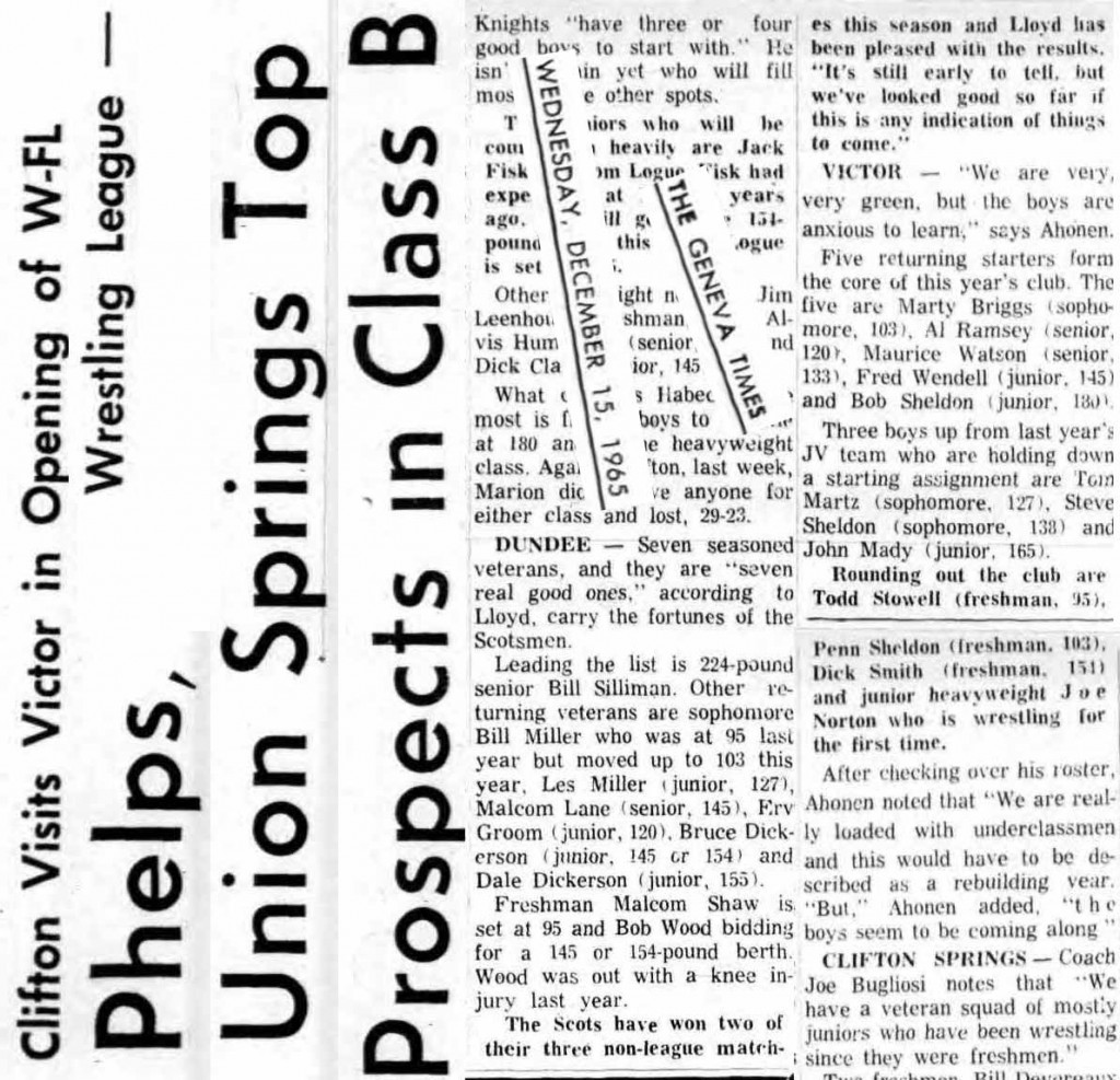Dundee has seven seasoned veterans for 1966