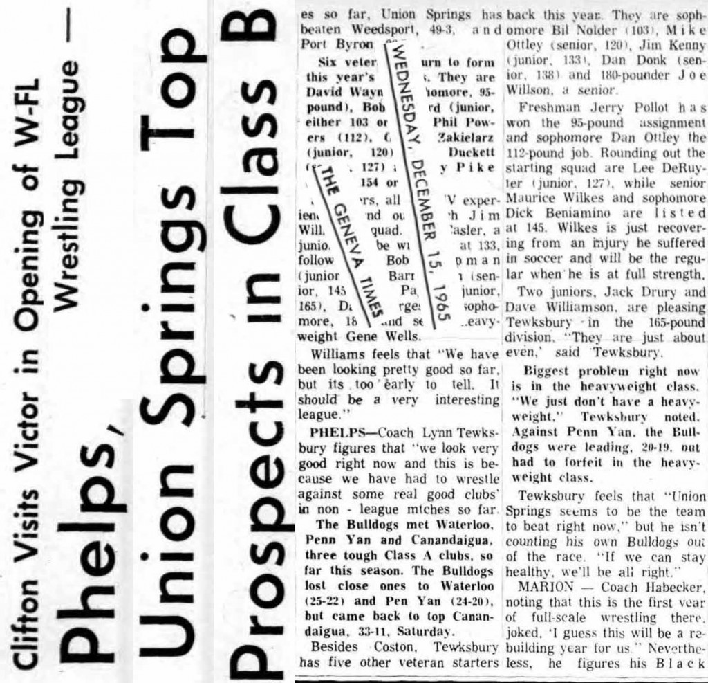 Phelps, Union Springs Top Prospects in Class B