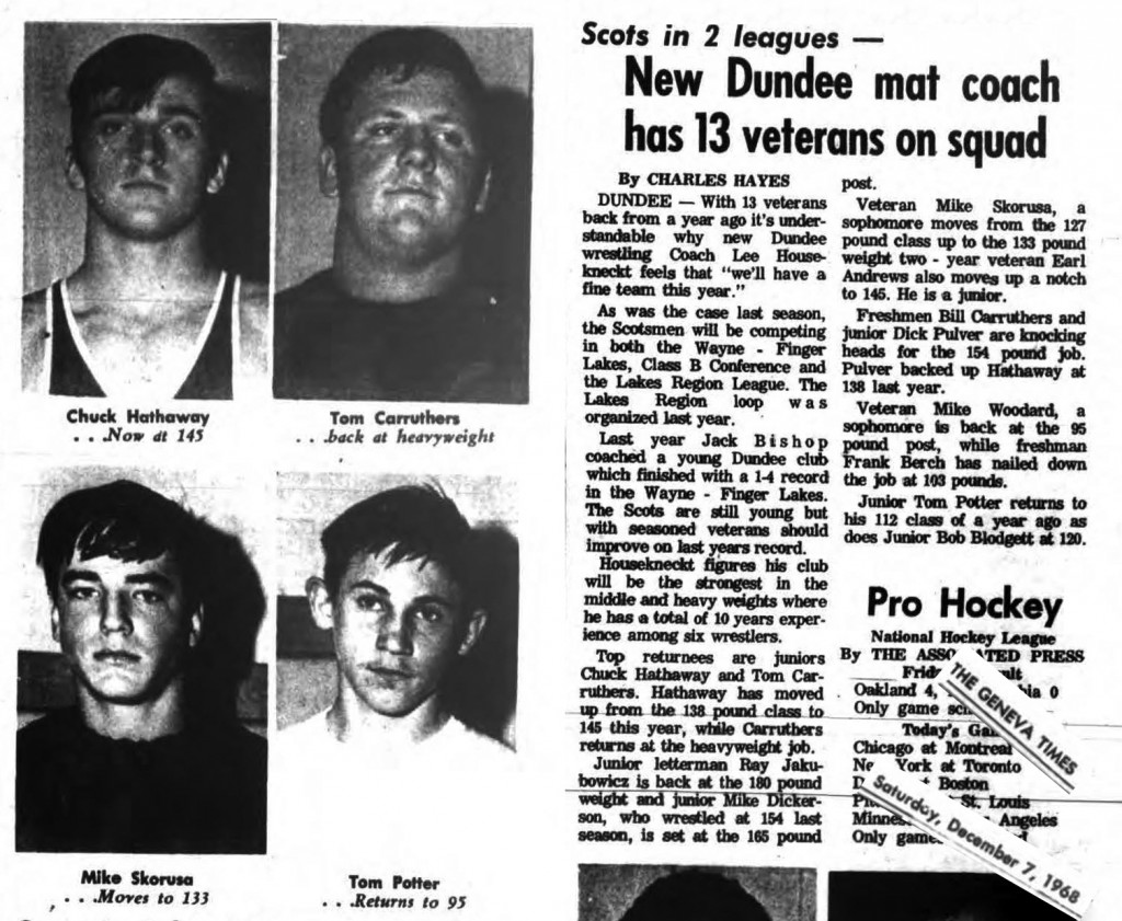 New Dundee mat coach has 13 veterans on squad