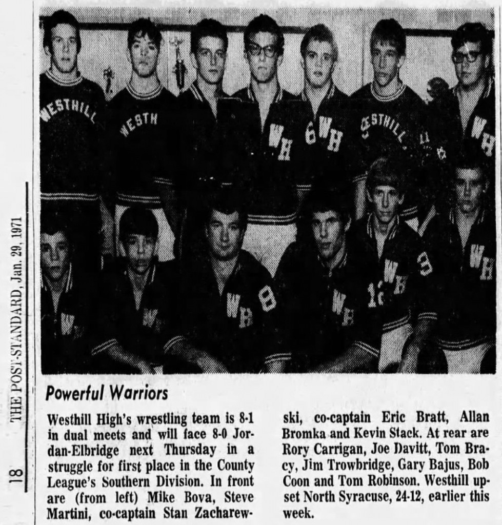1970-1971 Westhill Warriors