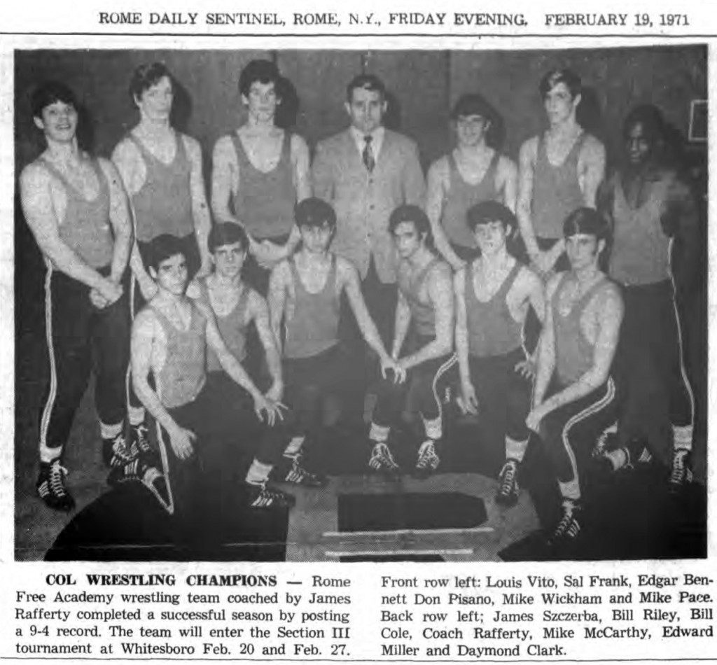 1970-1971 Rome Free Academy Knights