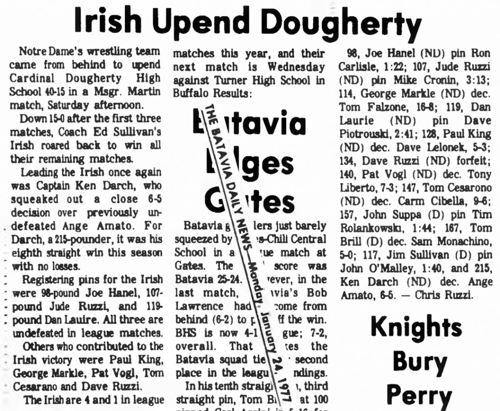 Irish Upend Dougherty
